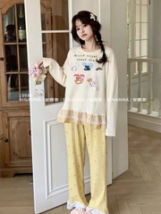 TD cotton quần vàng