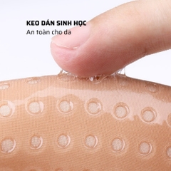 Miếng dán ngực tạo khe cài trước