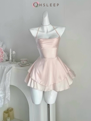 Váy 2D cột chéo lưng 3