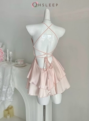Váy 2D cột chéo lưng 3