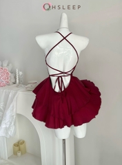 Váy 2D cột chéo lưng 3