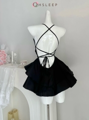 Váy 2D cột chéo lưng 3