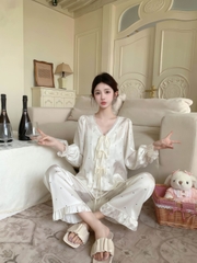 TD chấm bi nơ Kem