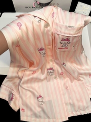 TD kitty sọc Hồng
