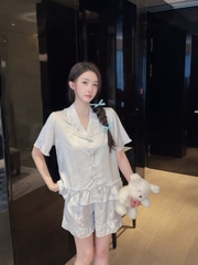 Đùi nơ trơn Hồng Xanh