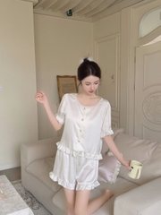 Đùi cổ tròn trơn Kem Hồng