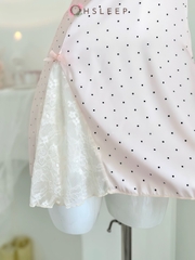 Váy 2d chấm bi Hồng