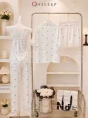 Quần dài 2d nơ Trắng