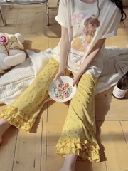 Tnqd cotton quần vàng