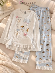 TD cotton quần xanh bèo