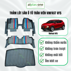 Bộ thảm lót sàn ô tô Vinfast VF5/Herio Green