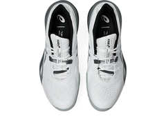 Giày Tennis/Pickleball Nam Asics GEL-RESOLUTION X WHITE/STEEL GREY