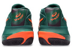 Giày Tennis/Pickleball Nam Asics GEL-RESOLUTION X JEWEL GREEN/ENERGY ORANGE