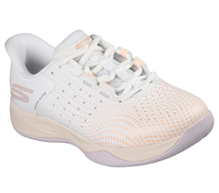 Giày Thể Thao Nữ Skechers Go Pickleball Viper Court Reload White | Pink