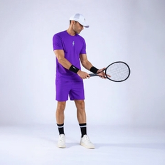 Quần Ngắn Thể Thao Nam Pickleball/Tennis About Tech CLUB PURPLE