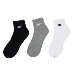 Tất/Vớ Skechers Cổ Vừa 3 Màu