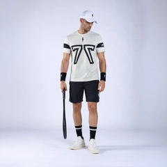 Áo Ngắn Tay Thể Thao Nam Pickleball/Tennis About Tech ICON 77 BEIGE