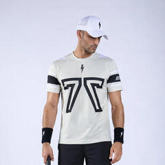 Áo Ngắn Tay Thể Thao Nam Pickleball/Tennis About Tech ICON 77 BEIGE