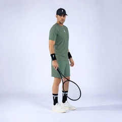 Quần Ngắn Thể Thao Nam Pickleball/Tennis About Tech MILITARY GREEN