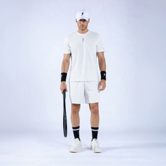Quần Ngắn Thể Thao Nam Pickleball/Tennis About Tech CLUB WHITE