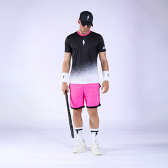 Áo Ngắn Tay Thể Thao Nam Pickleball/Tennis About Tech CRAZY ROSA SHOCKING