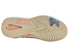 Giày Pickleball Kswiss ULTRASHOT 4 WHITECAP GRAY/PEACH PARFAIT/EGRET