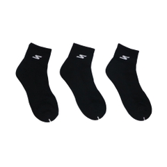 Tất/Vớ Skechers Cổ Vừa Màu Đen