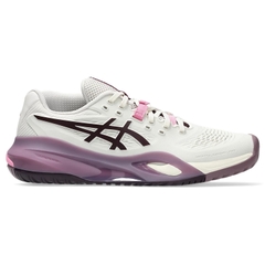 Giày Tennis/Pickleball Nữ Asics GEL-RESOLUTION X SOFT OAT/DARK AUBERGINE