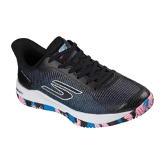 Giày Pickleball Nam Skechers Pickleball Viper Court Pro 2.0 Black / Blue / Pink