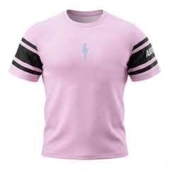 Áo Ngắn Tay Thể Thao Nam Pickleball/Tennis About Tech ICON MIAMI PINK