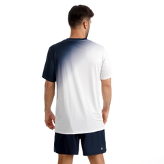 Áo tay ngắn thể thao tennis/pickleball nam Bidi Badu Crew 2.0 Dark Blue