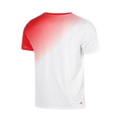 Áo tay ngắn thể thao tennis/pickleball nam Bidi Badu Crew 2.0 Red White