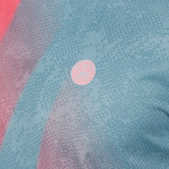 Áo Bidi Badu tay ngắn thể thao tennis/pickleball nam Freeze Out Grey Pink BB110043-8050