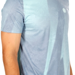 Áo Bidi Badu tay ngắn thể thao tennis/pickleball nam Freeze Out Grey Mint BB110043-8062