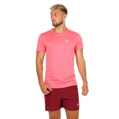 Áo Bidi Badu tay ngắn thể thao tennis/pickleball nam Freeze Out Structured Pink BB110041-508