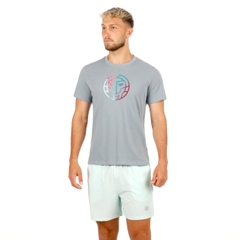 Áo Bidi Badu tay ngắn thể thao tennis/pickleball nam Freeze Out Chill Grey BB110039-804