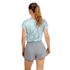 Áo Bidi Badu tay ngắn thể thao tennis/pickleball nữ Freeze Out Mint Grey BB110046-6280