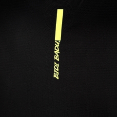 Áo Bidi Badu tay ngắn thể thao tennis/pickleball nam Night Flash Black Neon Yellow BB110051-411