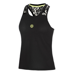 Áo Bidi Badu tay ngắn thể thao tennis/pickleball nữ Night Flash Racerback Lace Tank Top Black BB110058-200