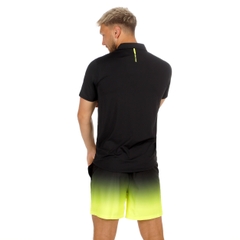 Áo Bidi Badu tay ngắn thể thao tennis/pickleball nam Night Flash Polo Black  BB110057-200