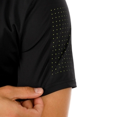 Áo Bidi Badu tay ngắn thể thao tennis/pickleball nam Night Flash Polo Black  BB110057-200