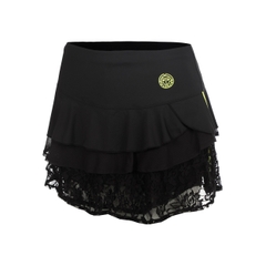 Chân váy Bidi Badu thể thao tennis/pickleball nữ Night Flash Black BB180032-200