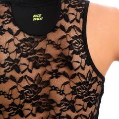 Váy Bidi Badu thể thao tennis/pickleball nữ Night Flash Lace Black BB180030-200