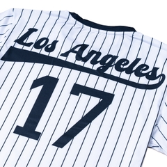 Áo Ngắn Tay Thể Thao Nam Pickleball/Tennis About Tech ICON LOS ANGELES WHITE