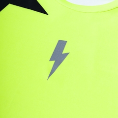 Áo Ngắn Tay Thể Thao Nam Pickleball/Tennis About Tech STARS FLUO YELLOW