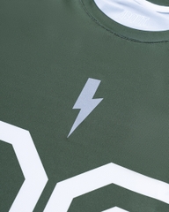 Áo Ngắn Tay Thể Thao Nam Pickleball/Tennis About Tech ICON MILITARY GREEN