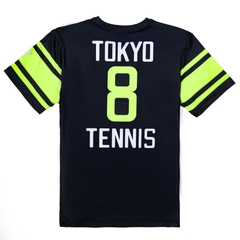 Áo Ngắn Tay Thể Thao Nam Pickleball/Tennis About Tech ICON TOKYO BLACK & FLUO YELLOW