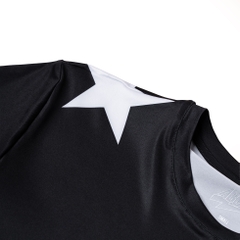 Áo Ngắn Tay Thể Thao Nam Pickleball/Tennis About Tech ICON 24 BLACK & WHITE