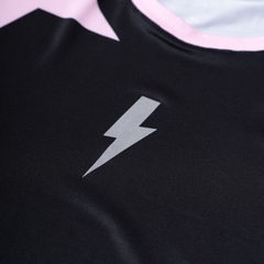 Áo Ngắn Tay Thể Thao Nam Pickleball/Tennis About Tech STARS BLACK & PINK