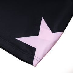 Áo Ngắn Tay Thể Thao Nam Pickleball/Tennis About Tech STARS BLACK & PINK